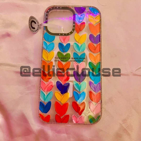Colorful Heart Pattern Phone Case
